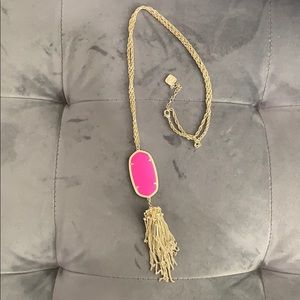 Magenta Rayne Gold Necklace